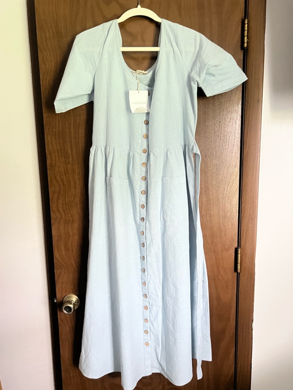 NWT LCW light blue prairie dress